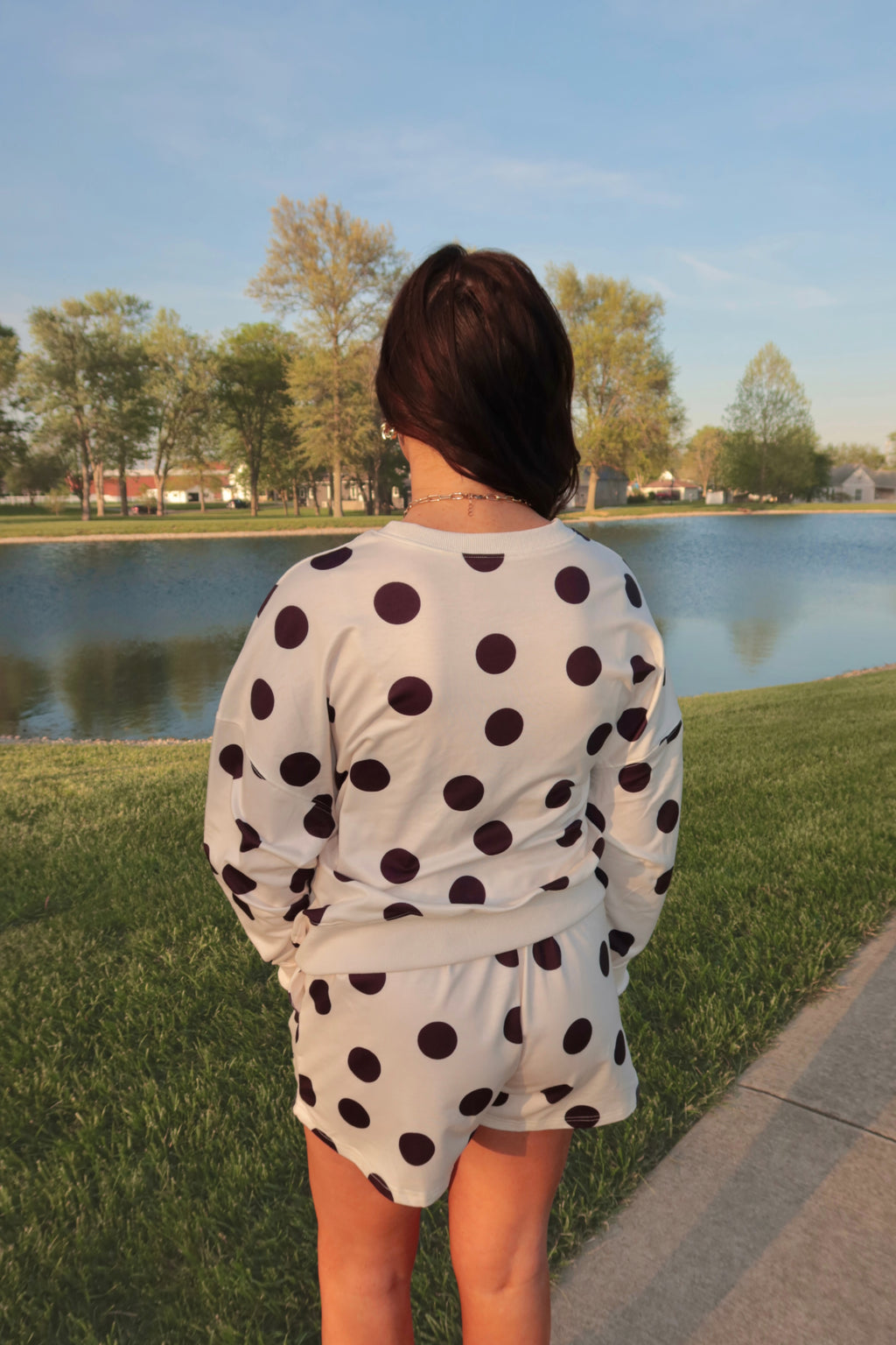 The Pretty In Polka Dot Shorts - Black & White