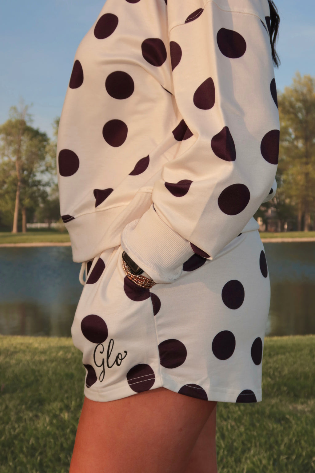 The Pretty In Polka Dot Shorts - Black & White