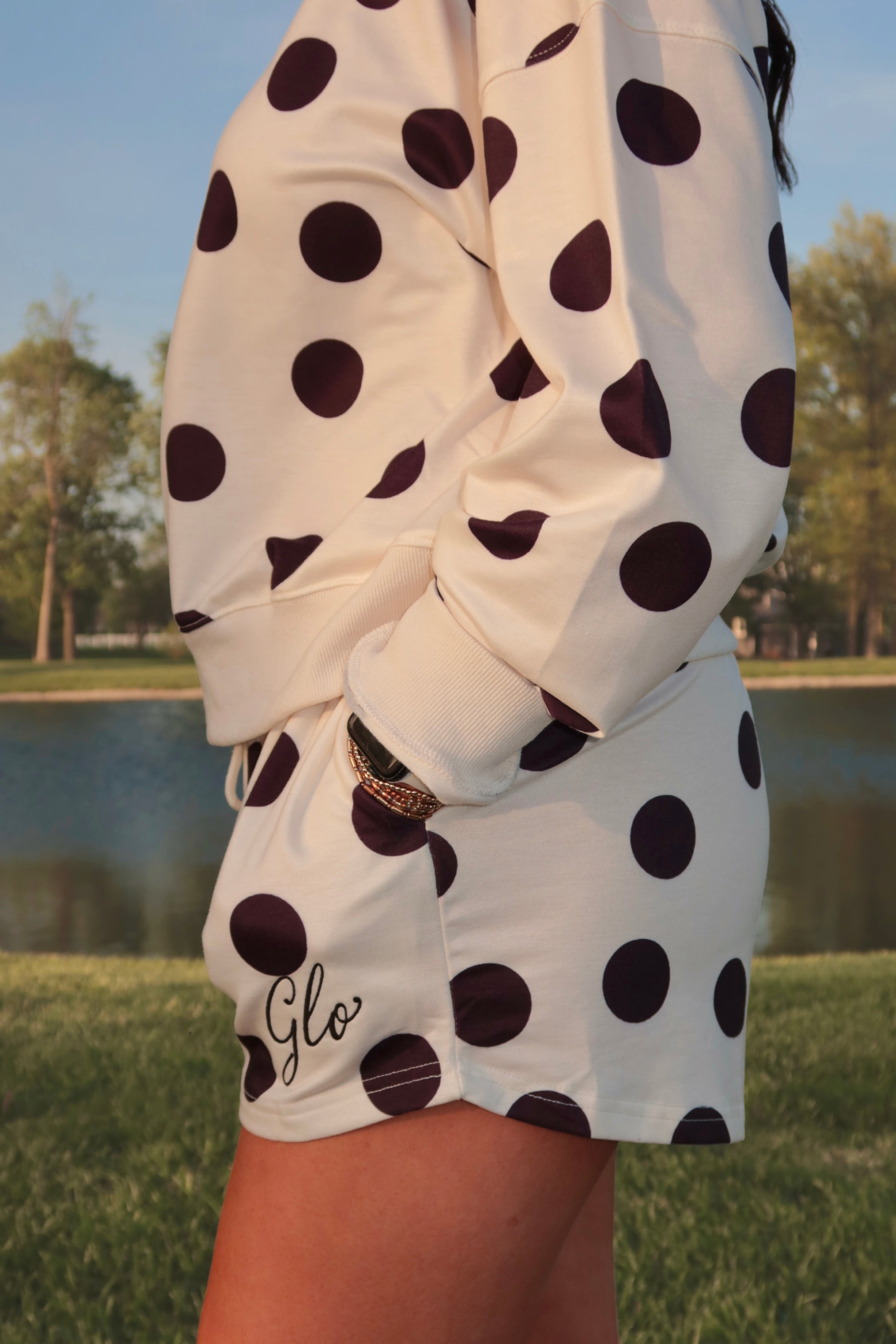The Pretty In Polka Dot Shorts - Black & White