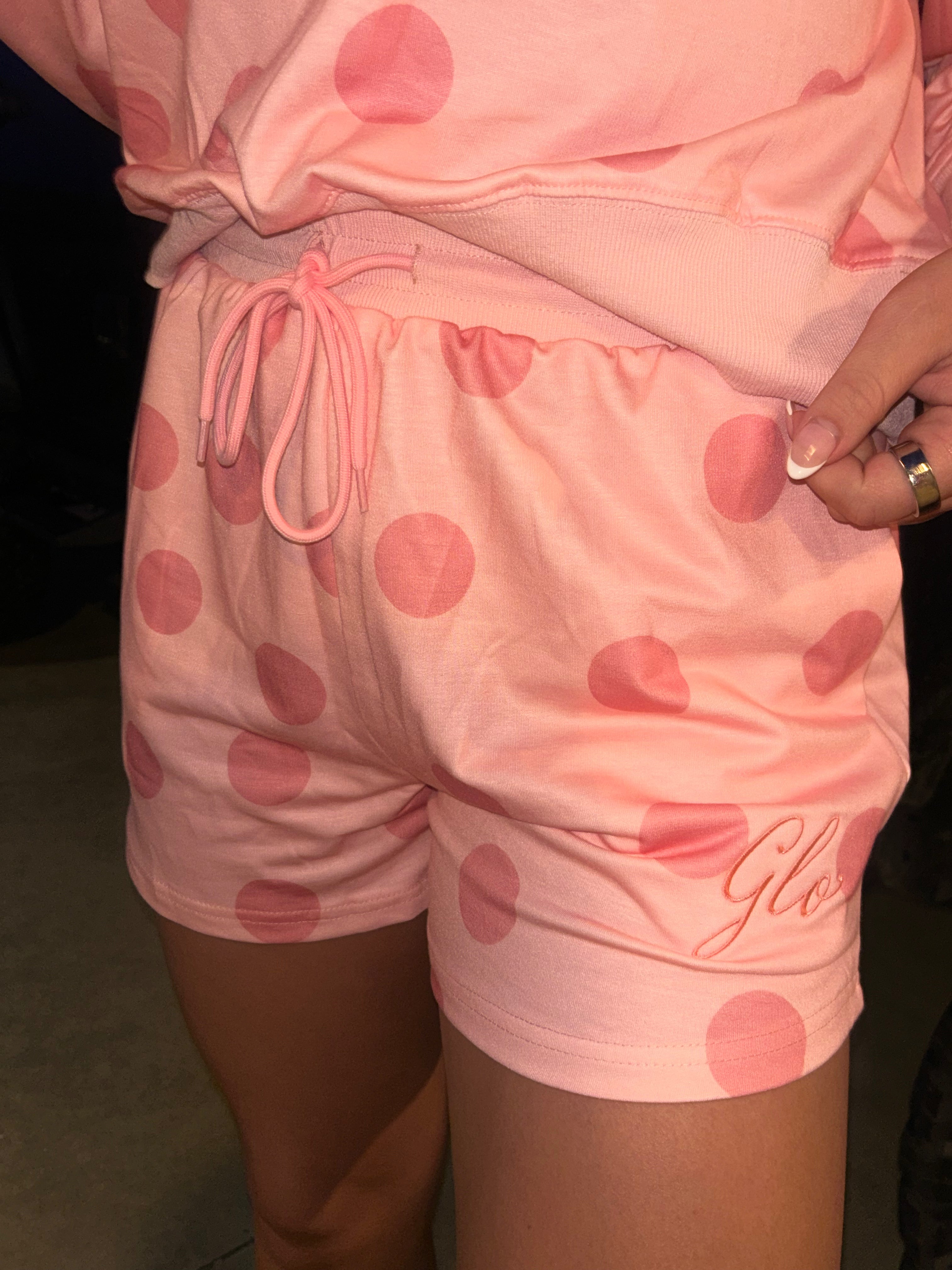 The Pretty In Polka Dot Shorts - Pink